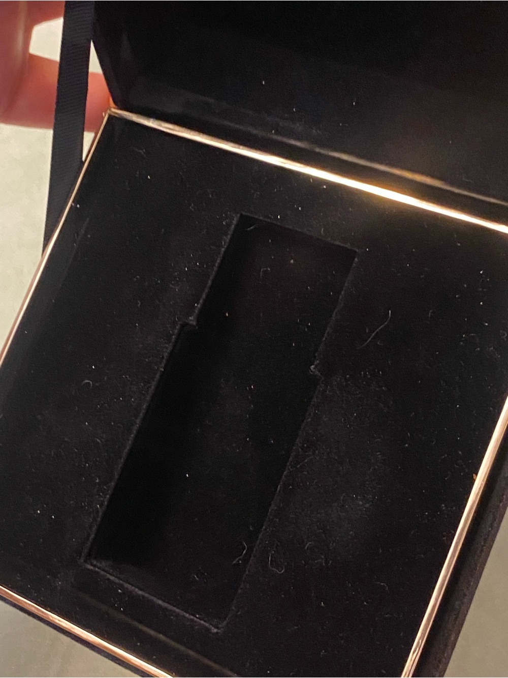 Dolce & Gabbana Black Velvet box for perfume with Gold Plaque - Picture 5 of 7